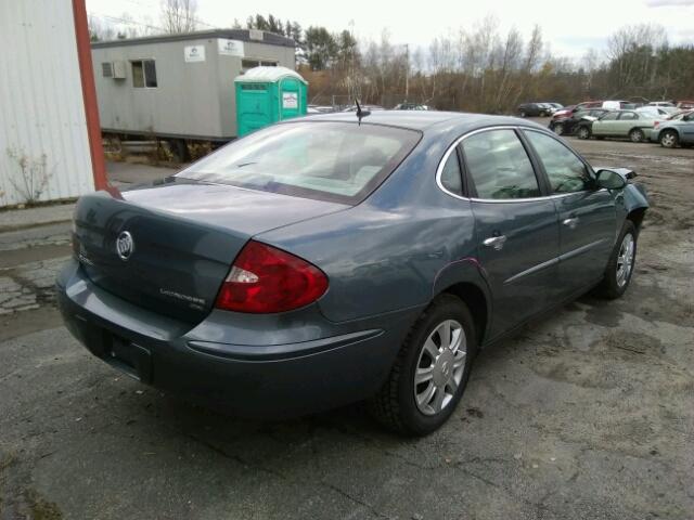 2G4WC582X61229928 - 2006 BUICK LACROSSE C BLUE photo 4