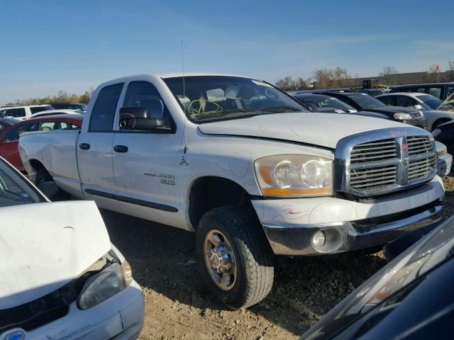 1D7KS28C06J131807 - 2006 DODGE RAM 2500 S WHITE photo 1