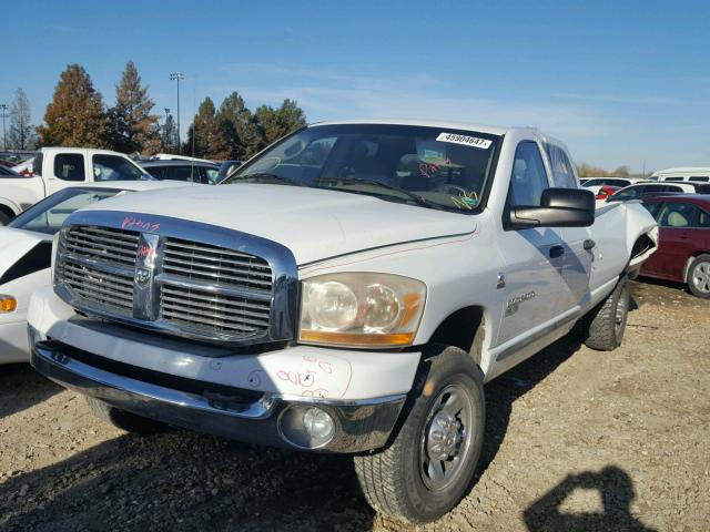 1D7KS28C06J131807 - 2006 DODGE RAM 2500 S WHITE photo 2