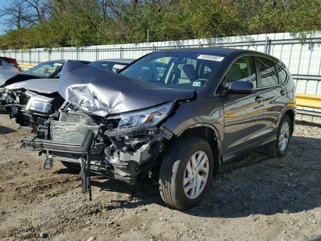 2HKRM4H56FH680422 - 2015 HONDA CR-V EX GRAY photo 2