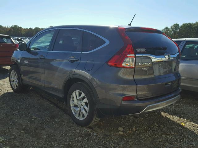 2HKRM4H56FH680422 - 2015 HONDA CR-V EX GRAY photo 3