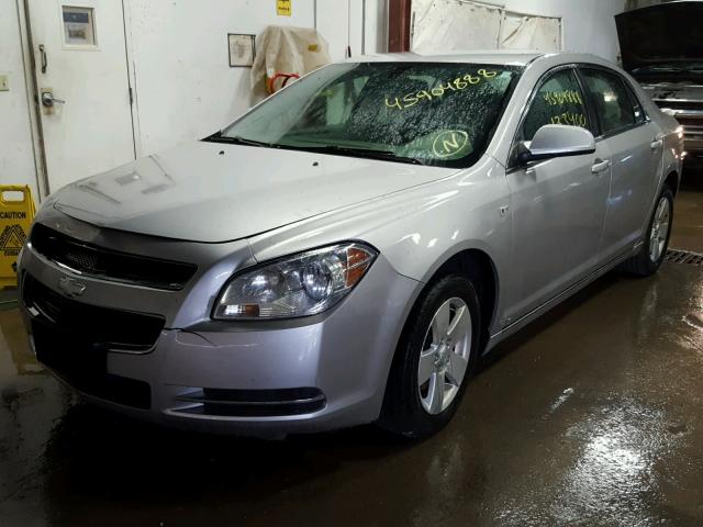 1G1ZF57558F249688 - 2008 CHEVROLET MALIBU HYB SILVER photo 2