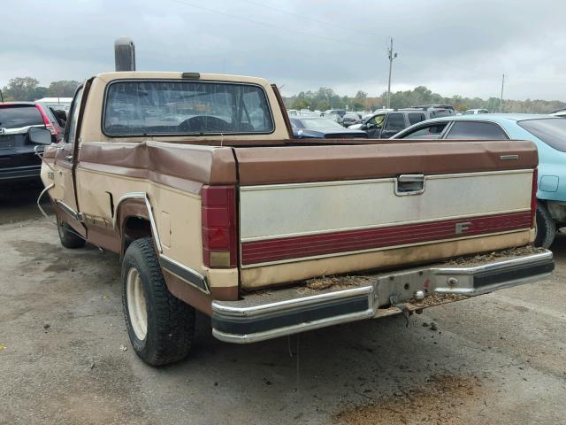 1FTCF15N6GNA61789 - 1986 FORD F150 TWO TONE photo 3