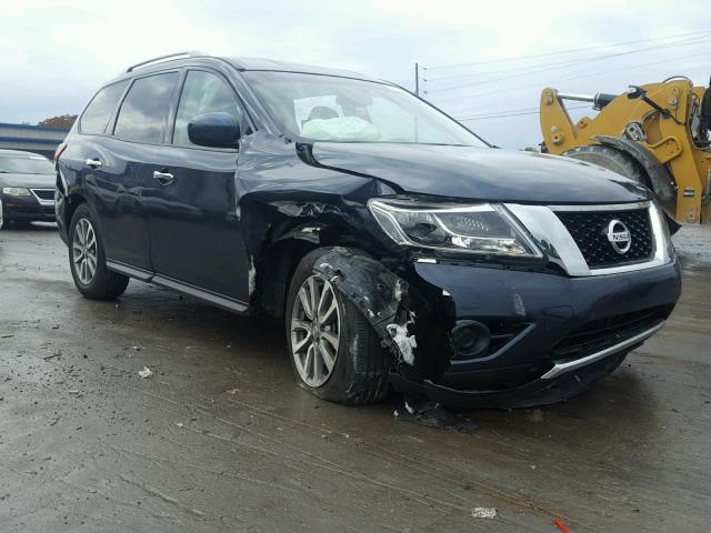 5N1AR2MM7DC638782 - 2013 NISSAN PATHFINDER BLUE photo 1