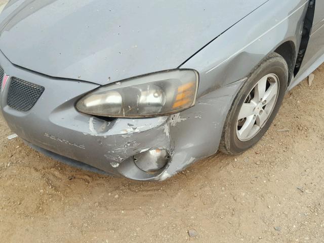 2G2WP552781169403 - 2008 PONTIAC GRAND PRIX GRAY photo 9