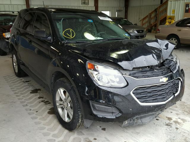 2GNALBEK6G6132822 - 2016 CHEVROLET EQUINOX LS BLACK photo 1