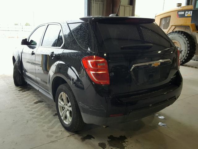 2GNALBEK6G6132822 - 2016 CHEVROLET EQUINOX LS BLACK photo 3