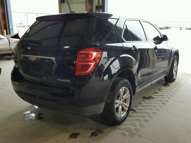 2GNALBEK6G6132822 - 2016 CHEVROLET EQUINOX LS BLACK photo 4