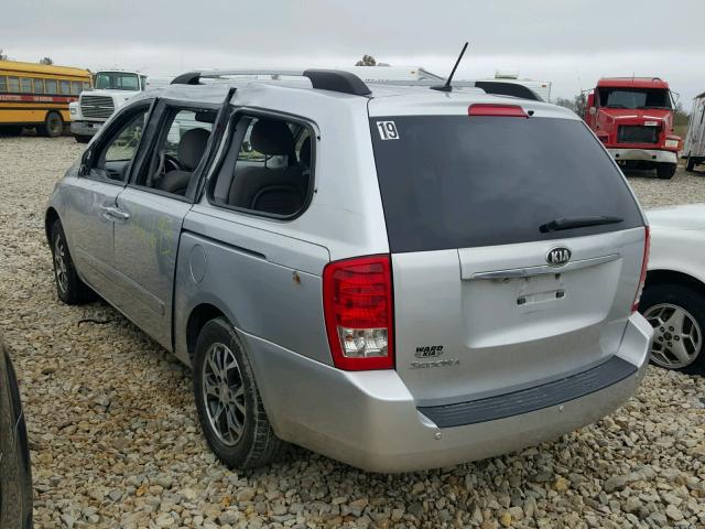 KNDMG4C7XE6542577 - 2014 KIA SEDONA LX SILVER photo 3