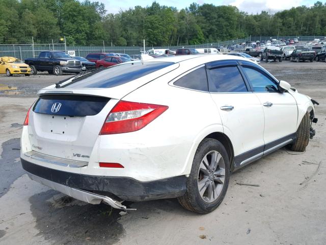 5J6TF2H54DL004879 - 2013 HONDA CROSSTOUR WHITE photo 4