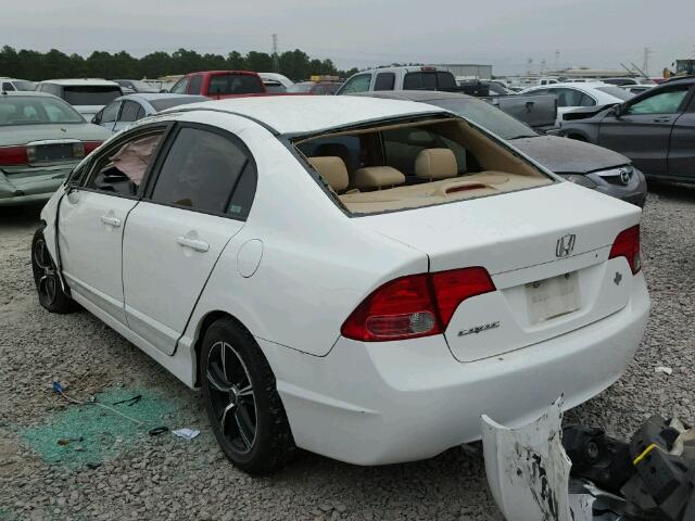 1HGFA16568L063101 - 2008 HONDA CIVIC LX WHITE photo 3