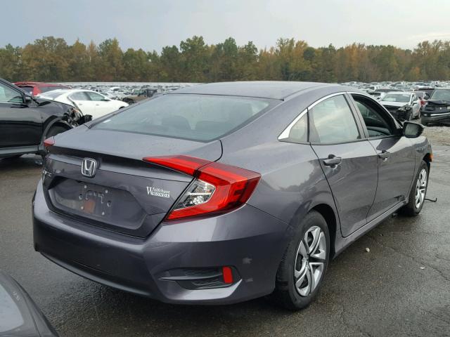 19XFC2F52GE036418 - 2016 HONDA CIVIC LX GRAY photo 4