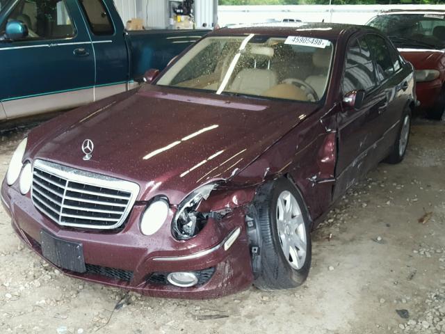 WDBUF22X98B321815 - 2008 MERCEDES-BENZ E 320 CDI MAROON photo 2