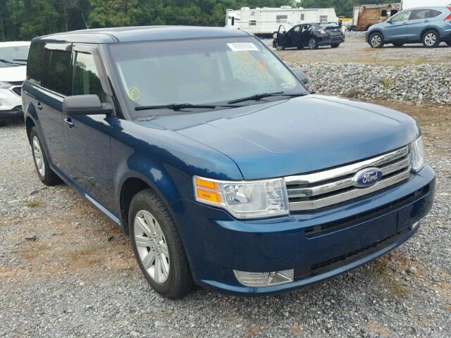 2FMGK5BC5BBD06346 - 2011 FORD FLEX SE BLUE photo 1