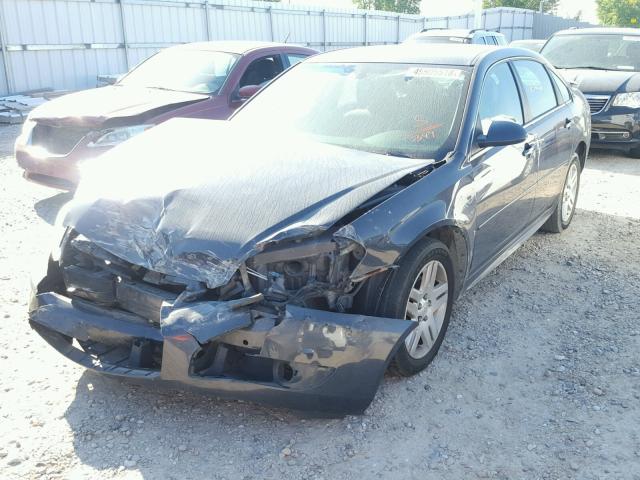 2G1WC57M191280349 - 2009 CHEVROLET IMPALA 2LT GRAY photo 2