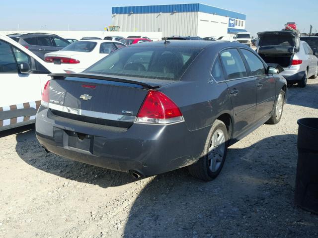 2G1WC57M191280349 - 2009 CHEVROLET IMPALA 2LT GRAY photo 4