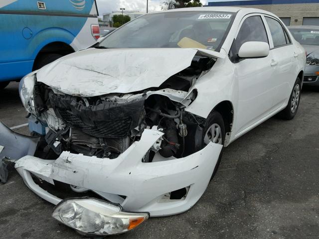 JTDBL40E399069003 - 2009 TOYOTA COROLLA BA WHITE photo 2