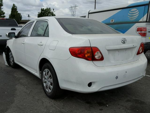 JTDBL40E399069003 - 2009 TOYOTA COROLLA BA WHITE photo 3