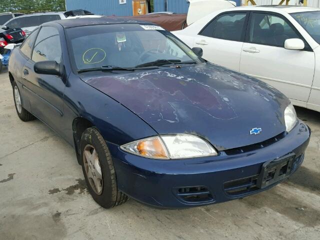 1G1JC124317201149 - 2001 CHEVROLET CAVALIER BLUE photo 1