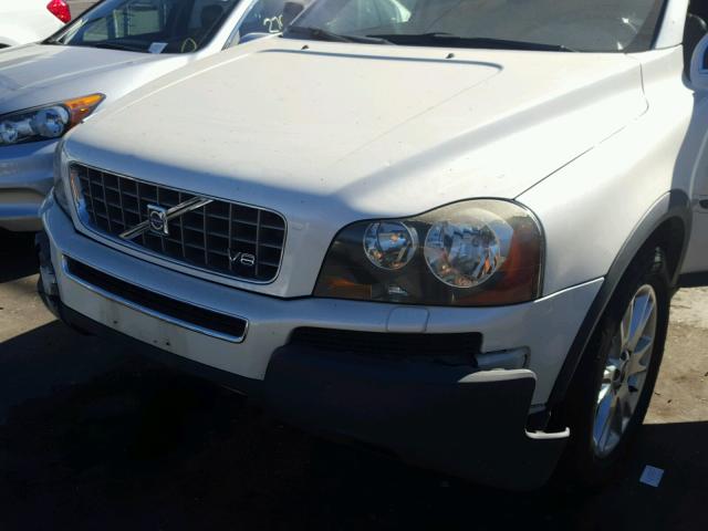 YV4CZ852561232962 - 2006 VOLVO XC90 V8 WHITE photo 9