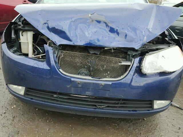 KMHDU46D48U311051 - 2008 HYUNDAI ELANTRA GL BLUE photo 7