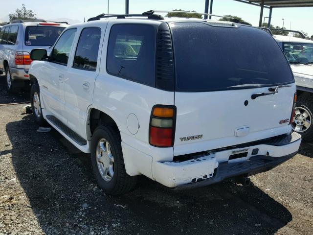 1GKEK63U84J231783 - 2004 GMC YUKON DENA WHITE photo 3