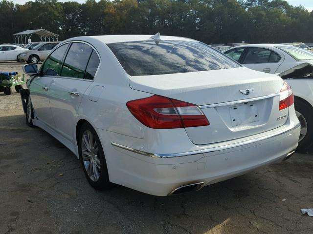 KMHGC4DD5CU190431 - 2012 HYUNDAI GENESIS 3. WHITE photo 3