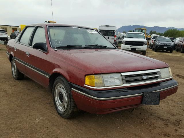 1FAPP37X9JK171498 - 1988 FORD TEMPO LX BURGUNDY photo 1