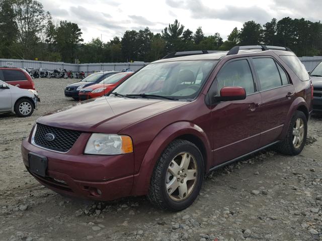 1FMDK06165GA50262 - 2005 FORD FREESTYLE RED photo 2