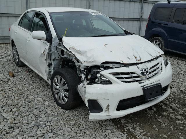 5YFBU4EE3DP161866 - 2013 TOYOTA COROLLA BA WHITE photo 1