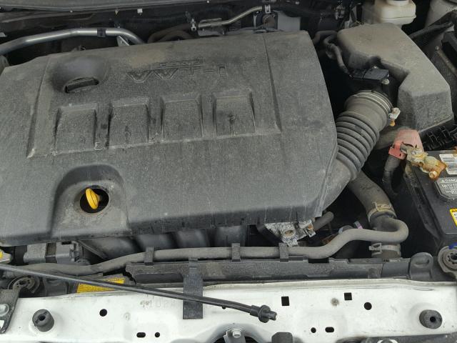 5YFBU4EE3DP161866 - 2013 TOYOTA COROLLA BA WHITE photo 7