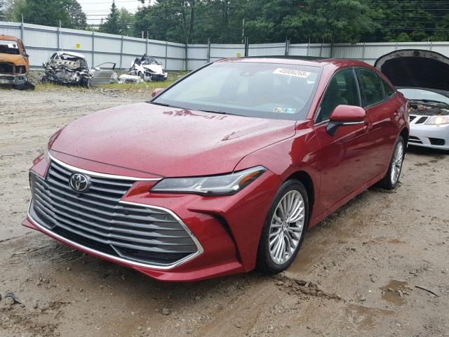 4T1BZ1FB6KU005899 - 2019 TOYOTA AVALON XLE RED photo 2