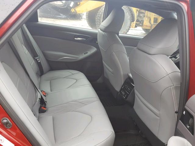 4T1BZ1FB6KU005899 - 2019 TOYOTA AVALON XLE RED photo 6