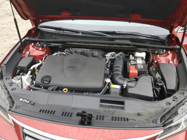4T1BZ1FB6KU005899 - 2019 TOYOTA AVALON XLE RED photo 7