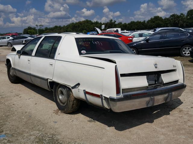 1G6DW527XPR722821 - 1993 CADILLAC FLEETWOOD WHITE photo 3