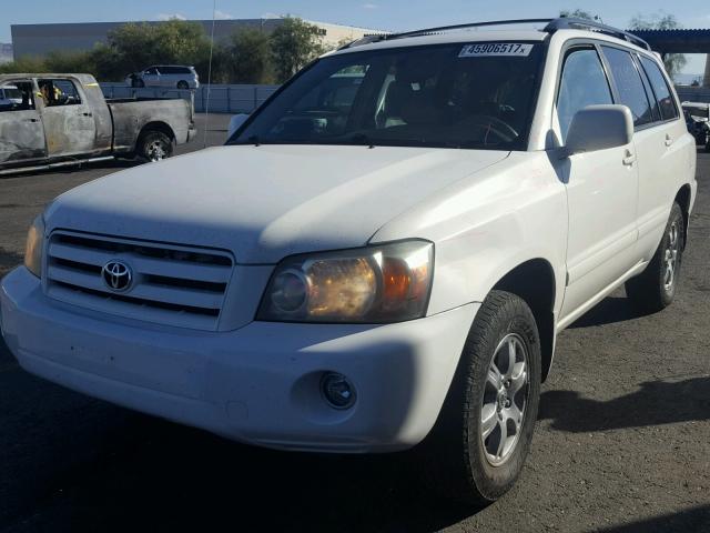 JTEEP21A240055443 - 2004 TOYOTA HIGHLANDER WHITE photo 2