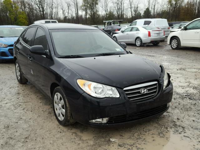 KMHDU46D38U534164 - 2008 HYUNDAI ELANTRA GL BLACK photo 1