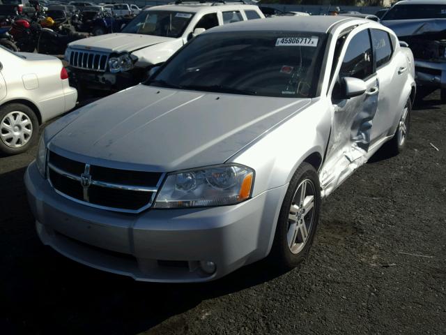 1B3CC5FB1AN226600 - 2010 DODGE AVENGER R/ SILVER photo 2