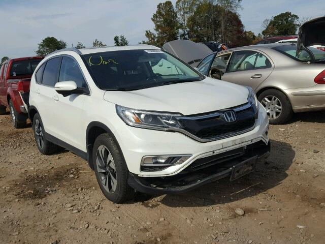 5J6RM4H93FL028043 - 2015 HONDA CR-V TOURI WHITE photo 1