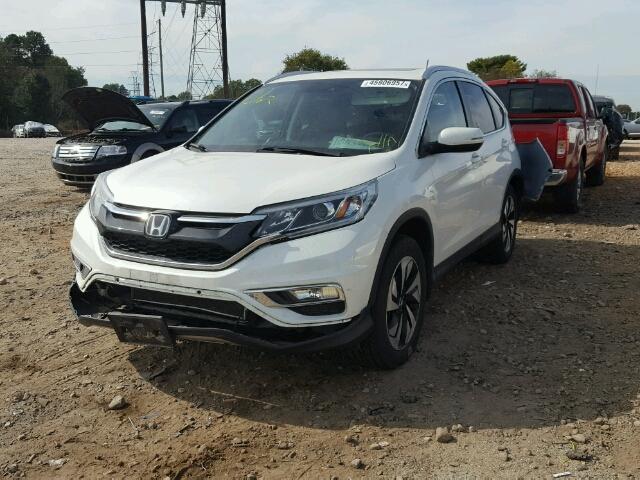 5J6RM4H93FL028043 - 2015 HONDA CR-V TOURI WHITE photo 2