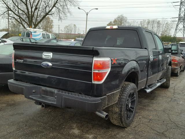 1FTFW1ET4BFC78532 - 2011 FORD F150 BLACK photo 4