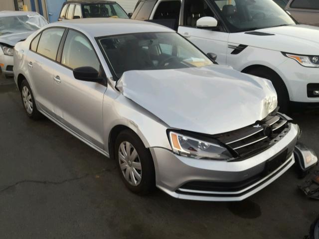 3VW267AJ6GM216432 - 2016 VOLKSWAGEN JETTA S SILVER photo 1