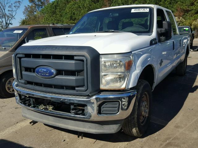 1FT7W2BT0DEB16789 - 2013 FORD F250 SUPER WHITE photo 2