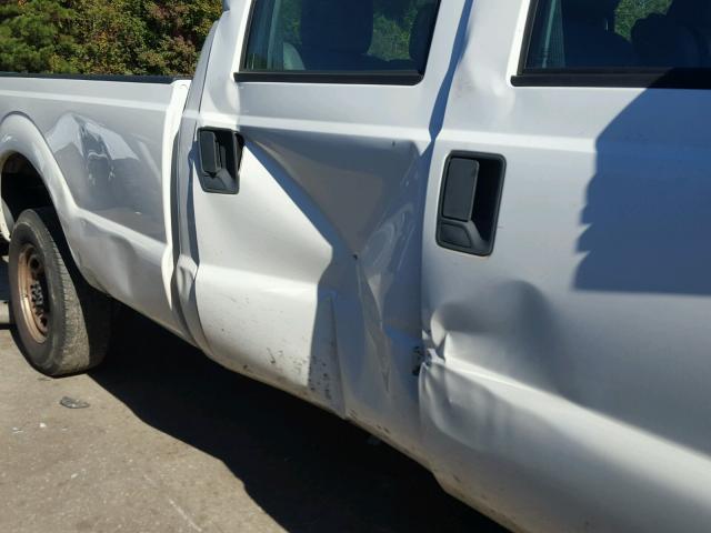 1FT7W2BT0DEB16789 - 2013 FORD F250 SUPER WHITE photo 9