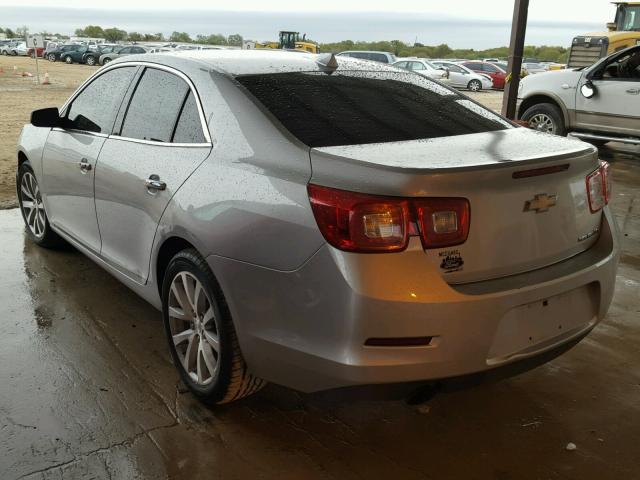 1G11H5SA1DF246860 - 2013 CHEVROLET MALIBU LTZ SILVER photo 3