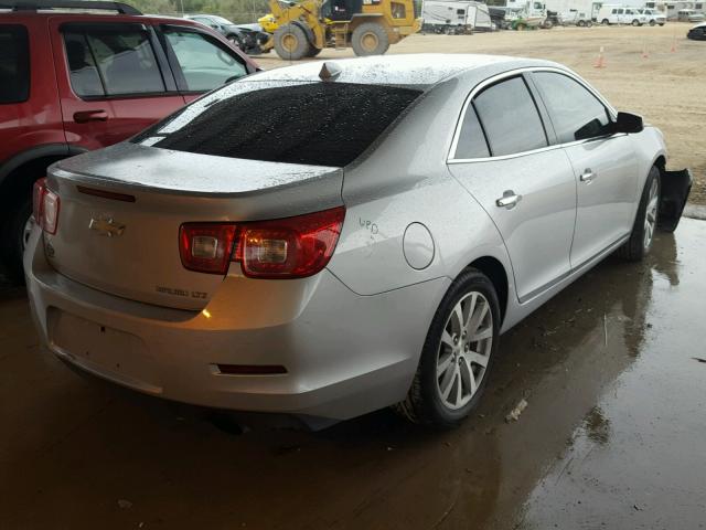 1G11H5SA1DF246860 - 2013 CHEVROLET MALIBU LTZ SILVER photo 4