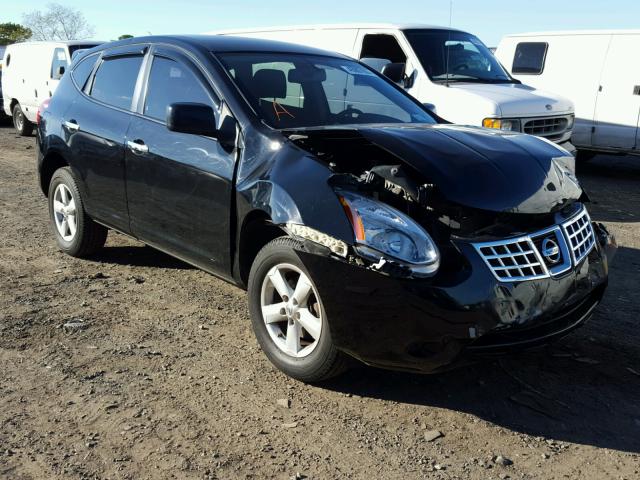 JN8AS5MV6AW105386 - 2010 NISSAN ROGUE S BLACK photo 1