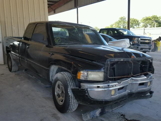 1B7HC13Y8YJ129787 - 2000 DODGE RAM 1500 BLACK photo 1