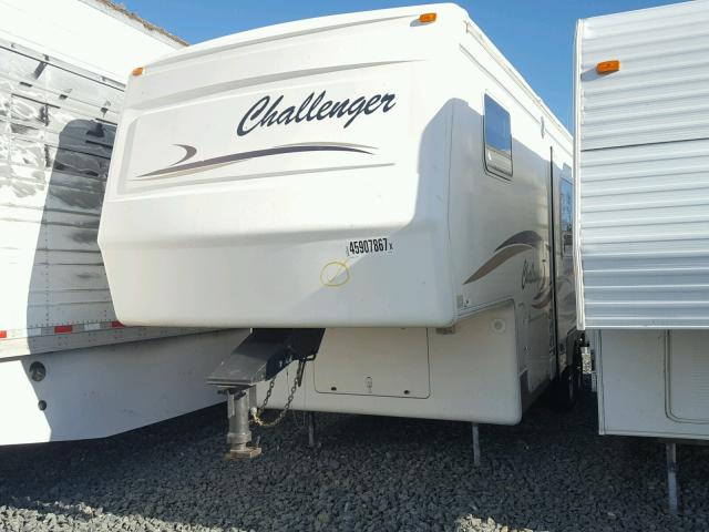 4YDF28M2014400226 - 2001 KEYSTONE TRAILER WHITE photo 2