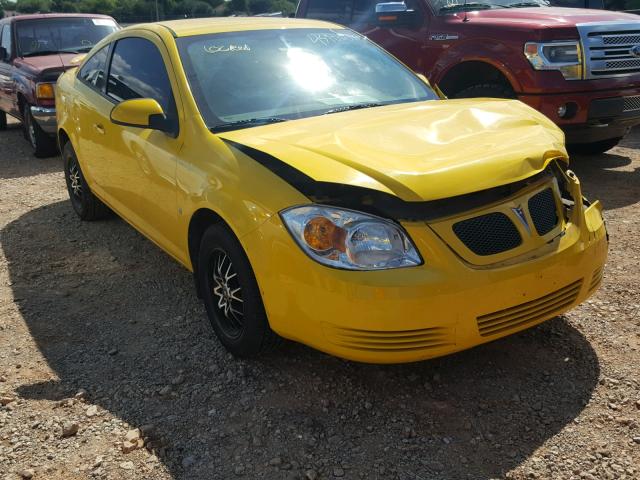 1G2AS18H597240121 - 2009 PONTIAC G5 YELLOW photo 1